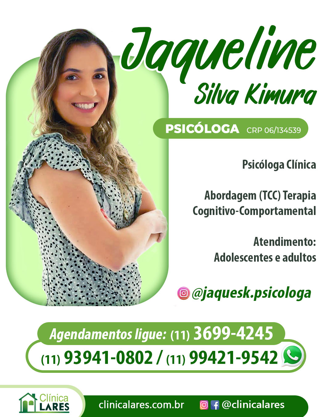 Jaqueline Silva Kimura - Psicóloga