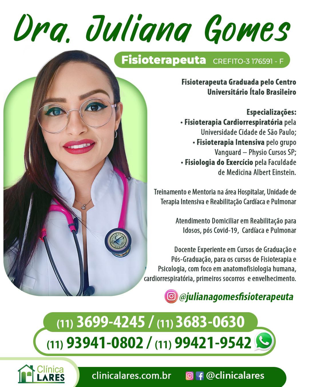 Dra. Juliana gomes - Fisioterapeuta