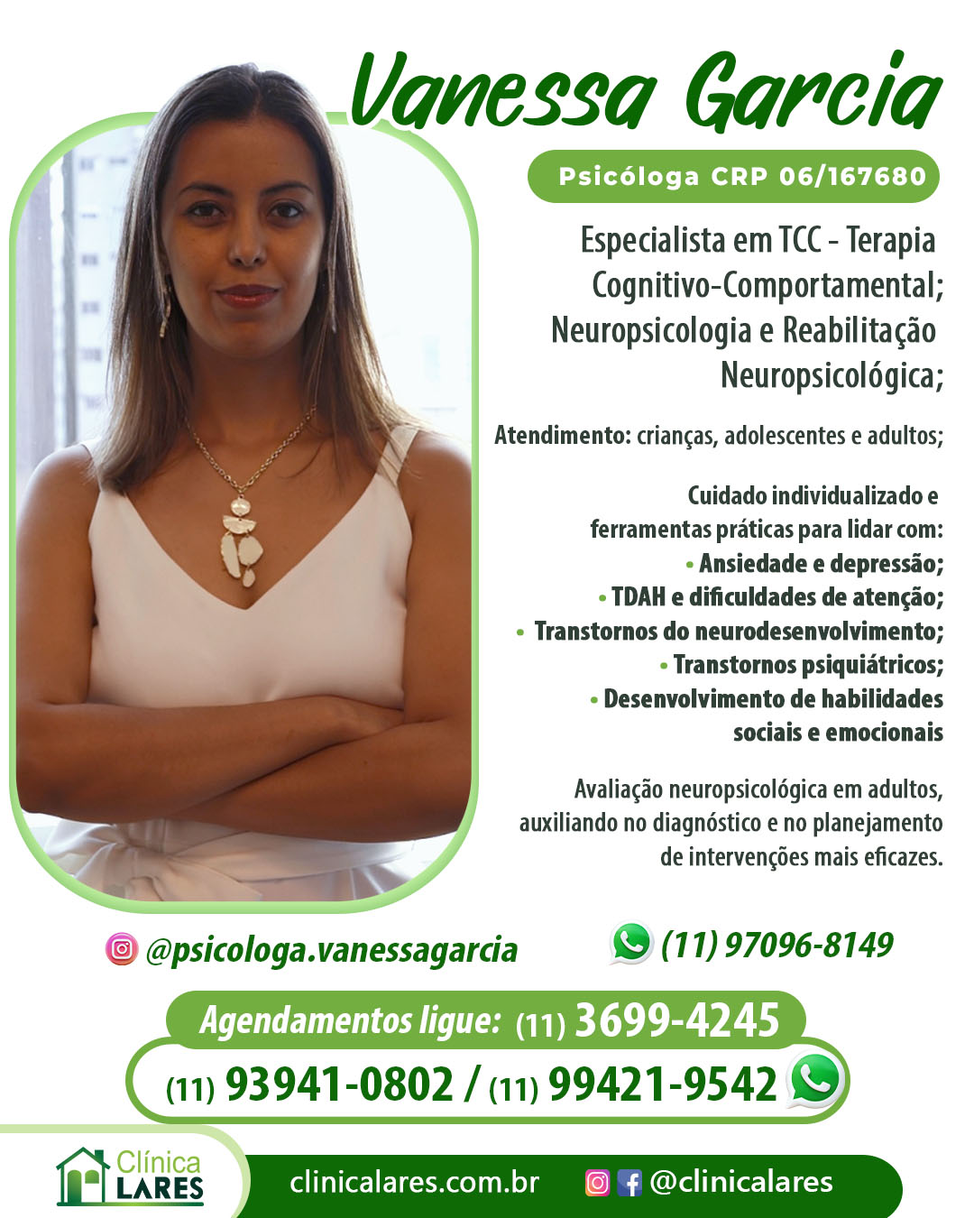 Vanessa Garcia - Psicóloga